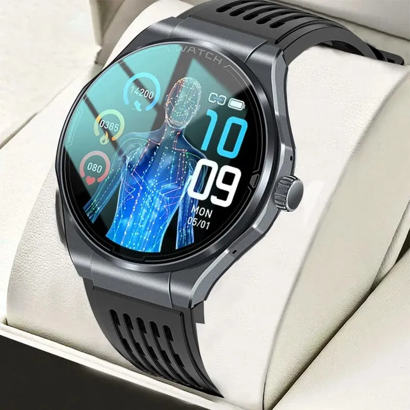 VALDUS ECG Health Smart Watch Blood Sugar Blood Oxygen Heart Rate IP65 Waterproof Measure Blood Pressure VE35 PRO Smartwatch