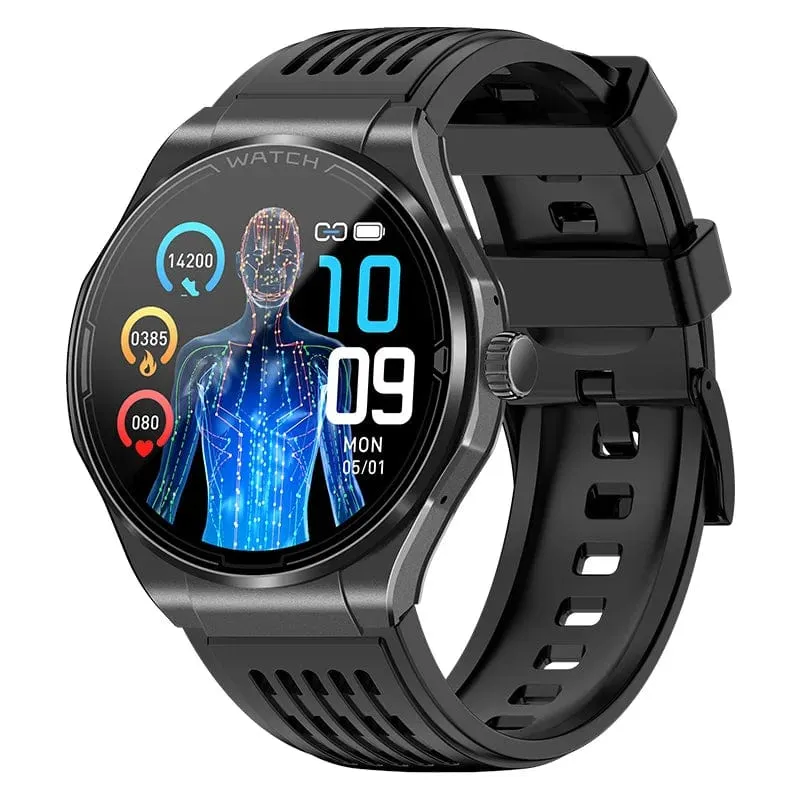 VALDUS ECG Health Smart Watch Blood Sugar Blood Oxygen Heart Rate IP65 Waterproof Measure Blood Pressure VE35 PRO Smartwatch