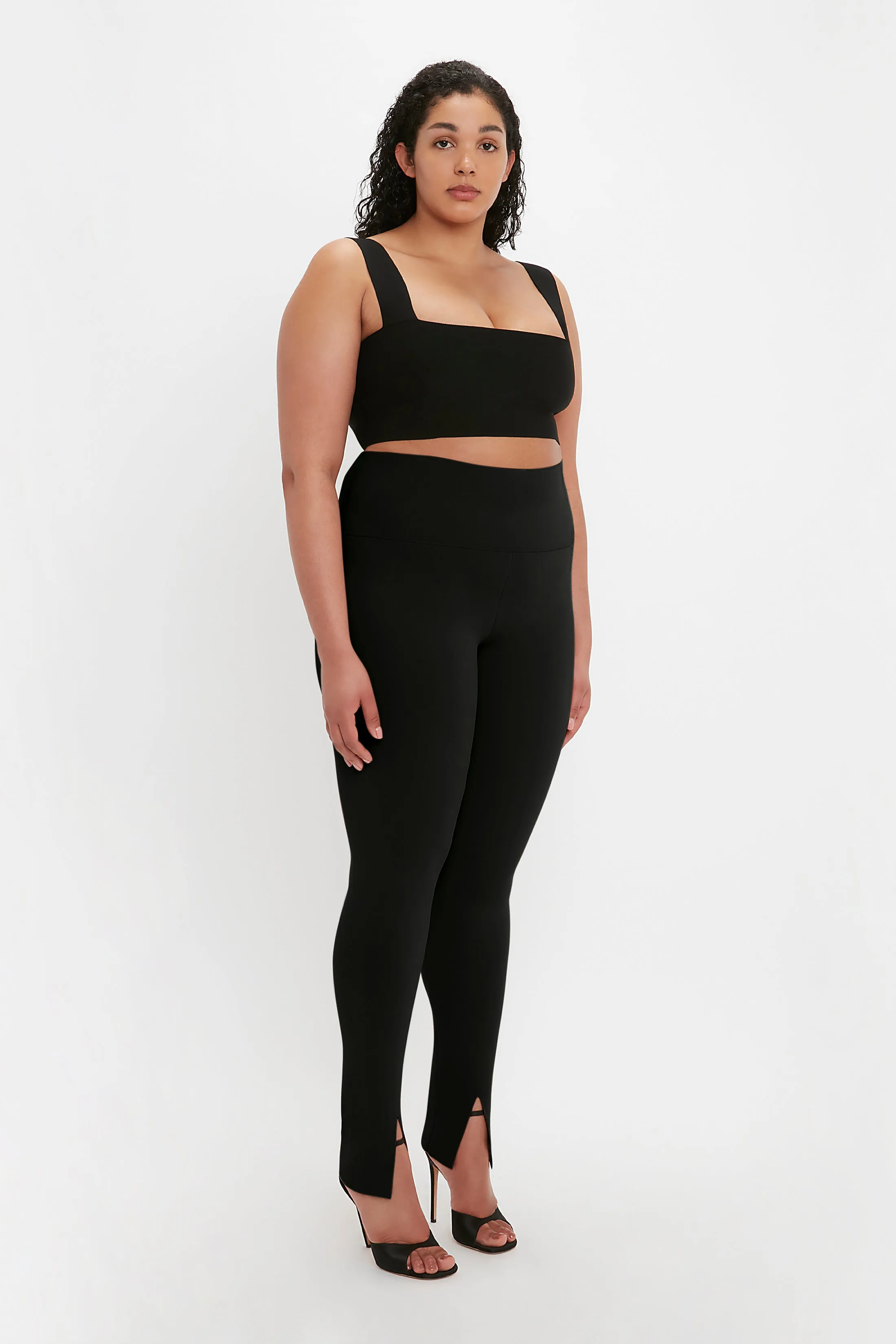 VB Body Strap Bandeau Top In Black