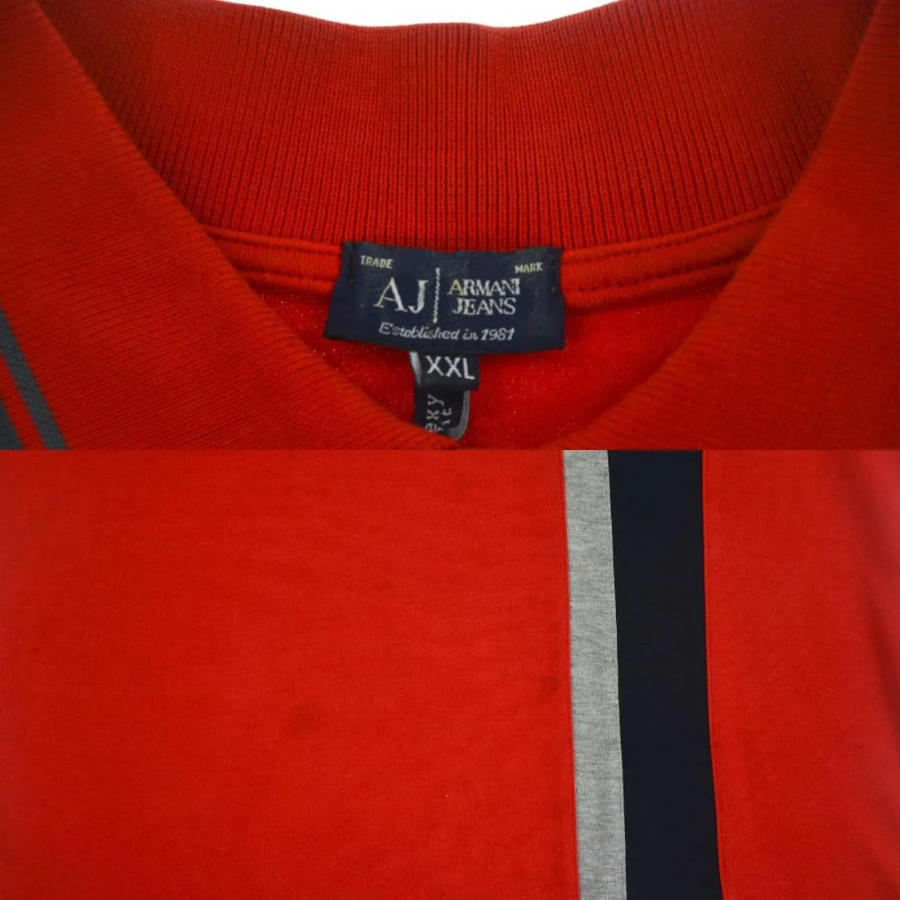 Vintage Armani Jeans Polo Shirt Size L