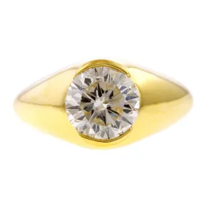 Vintage Diamond Engagement Ring, RBC 2.13ct.