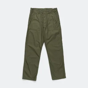 Vintage Fit Fatigue Pants - Dark Olive