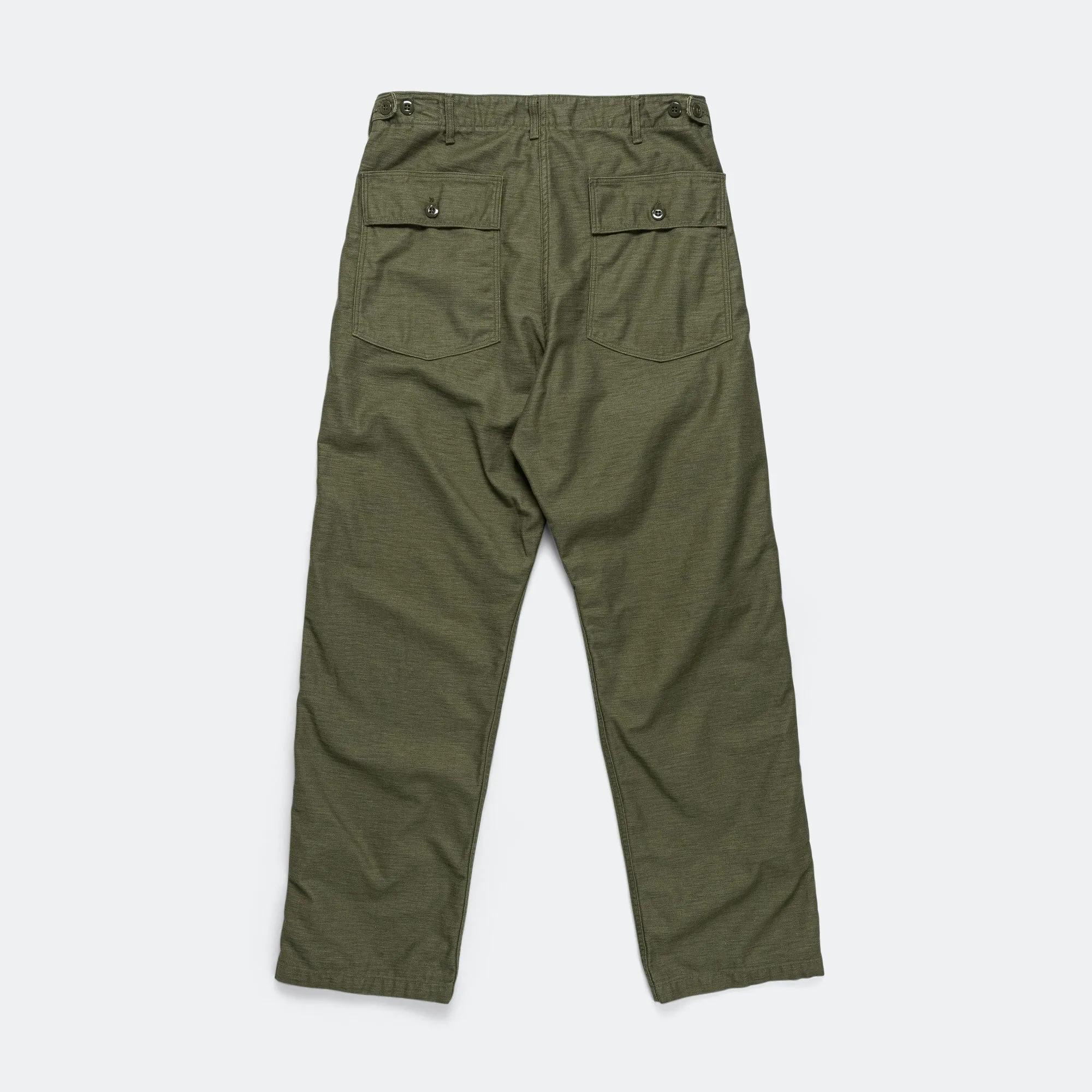 Vintage Fit Fatigue Pants - Dark Olive