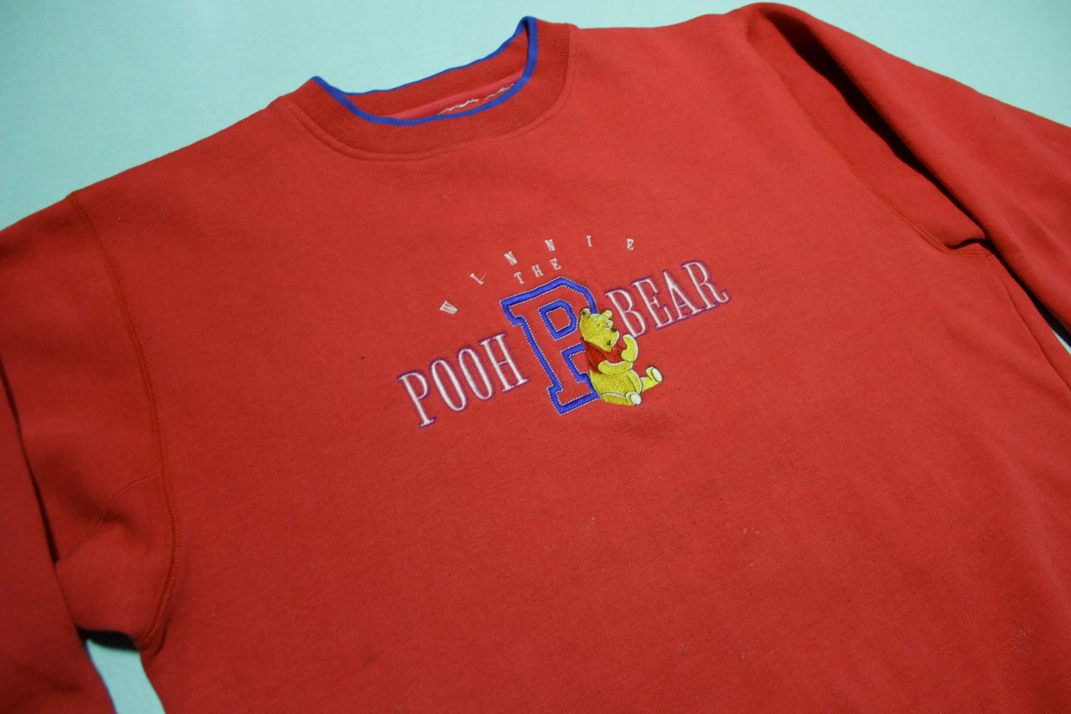 Winnie The Pooh Bear Vintage 90's Embroidered Crewneck Sweatshirt