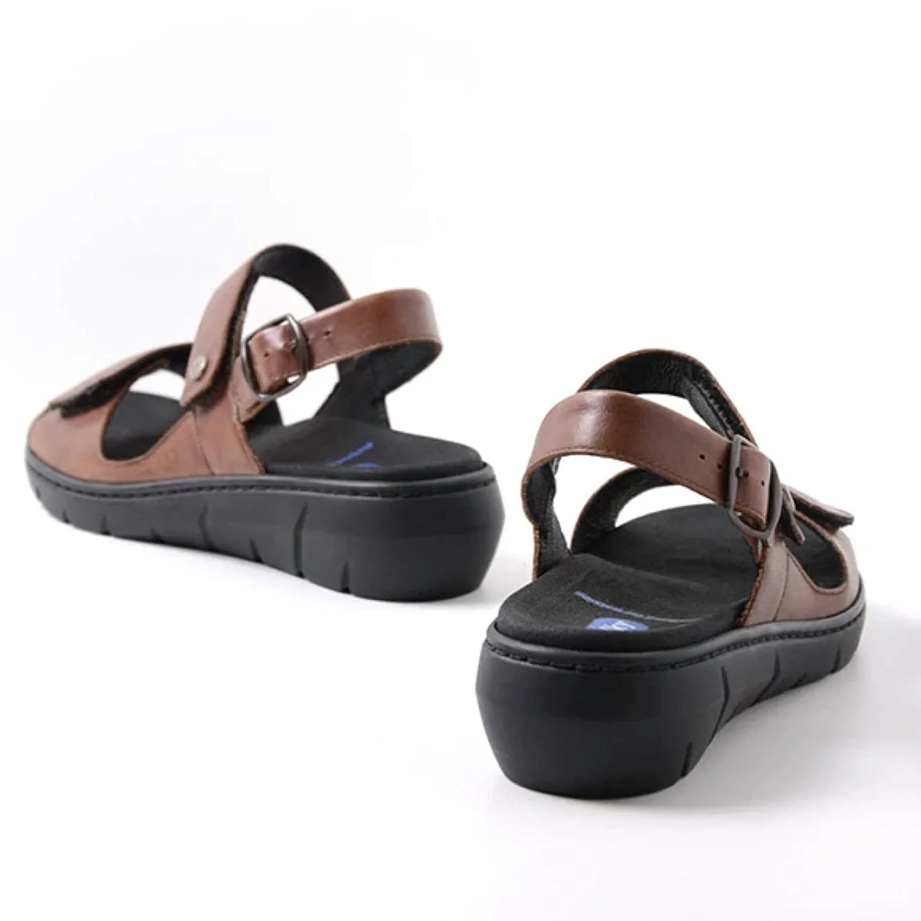 Wolky Terra, Corfu, Sandal, Verona Leather, Cognac