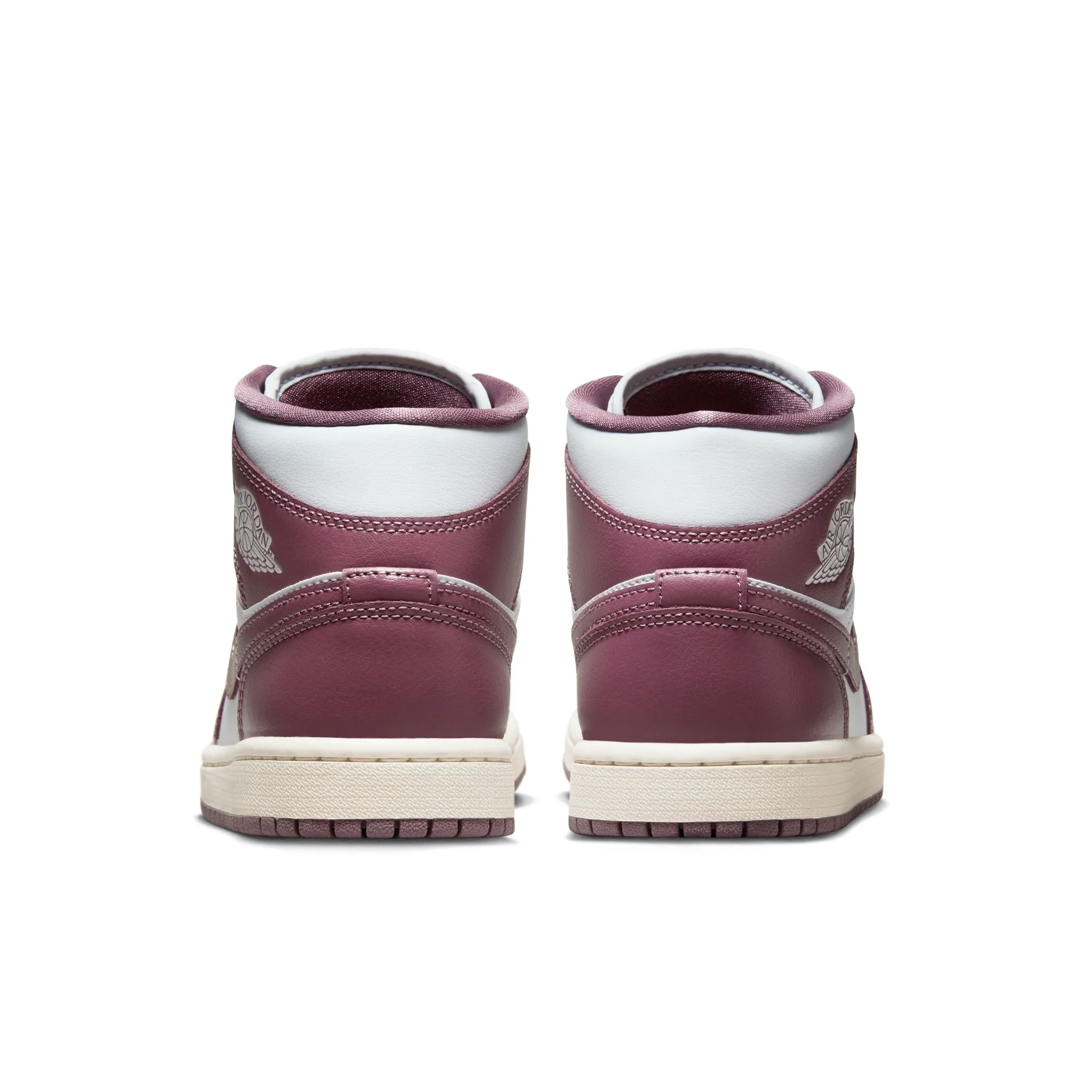 WOMENS AIR JORDAN 1 MID - PURE PLATINUM/SKY J MAUVE-SAIL