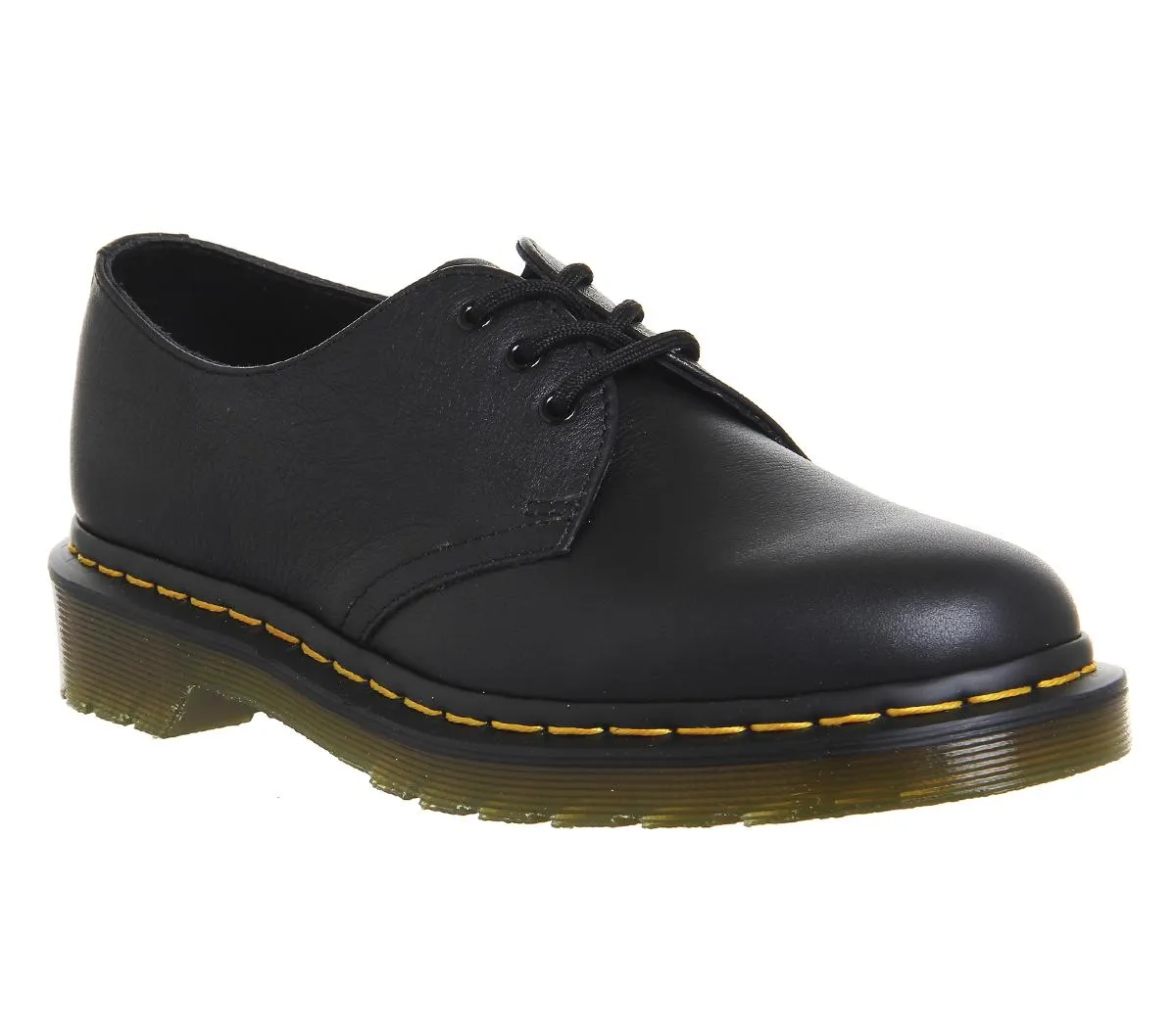 Womens Dr.Martens 3 Eyelet Shoe Black Virginia